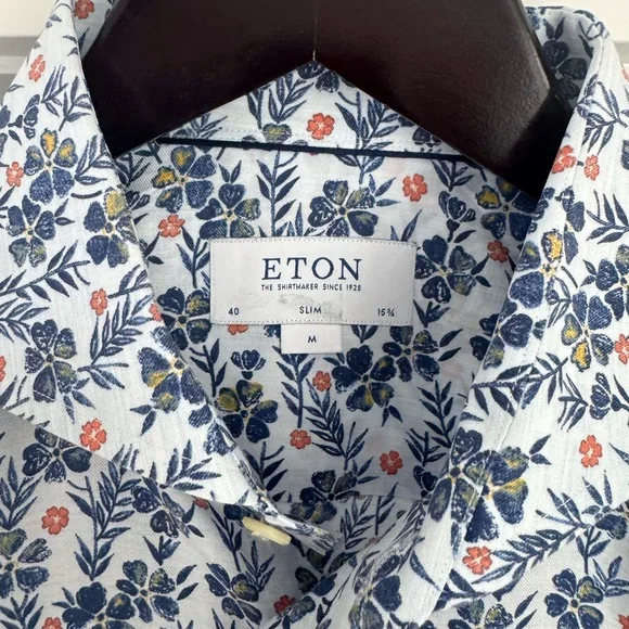 Mens Eton button down shirt - Picture 3 of 3